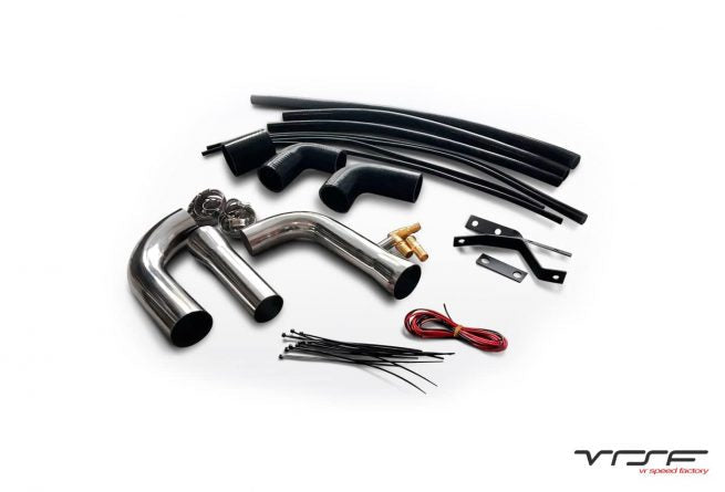 VRSF Relocated Silicone High Flow Inlet Intake Kit N54 07-10 BMW 135i/335i