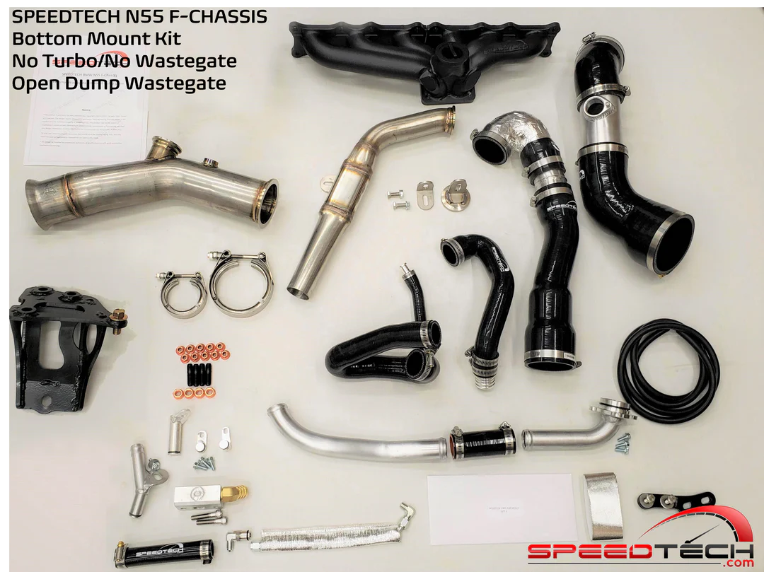 SPEEDTECH N55 F-CHASSIS NO TURBO BOTTOM MOUNT OPEN DUMP WASTEGATE KIT