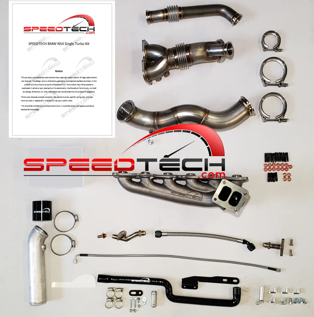 SPEEDTECH N54 NO TURBO RECIRCULATING WASTEGATE TOP MOUNT KIT