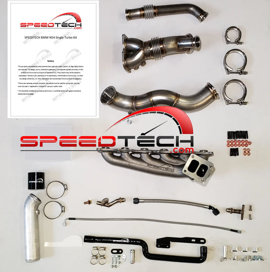 SPEEDTECH N54 NO TURBO RECIRCULATING WASTEGATE TOP MOUNT KIT