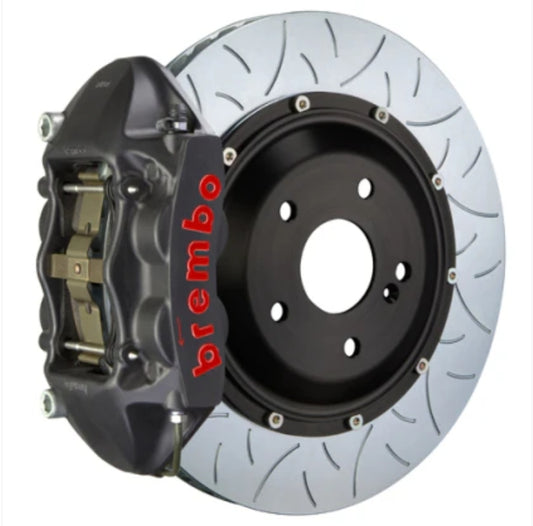 Brembo 12-17 M5 (F10) Rear GTS BBK 4 Piston Cast 380x28 2pc Rotor Slotted Type-3-Black HA