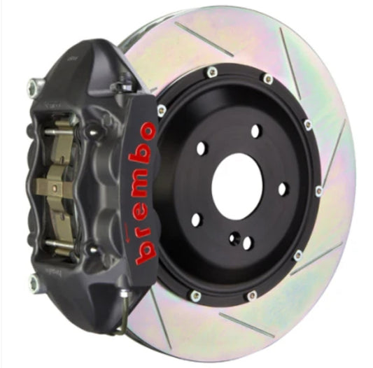 Brembo 12-17 M5 (F10) Rear GTS BBK 4 Piston Cast 380x28 2pc Rotor Slotted Type-1-Black HA