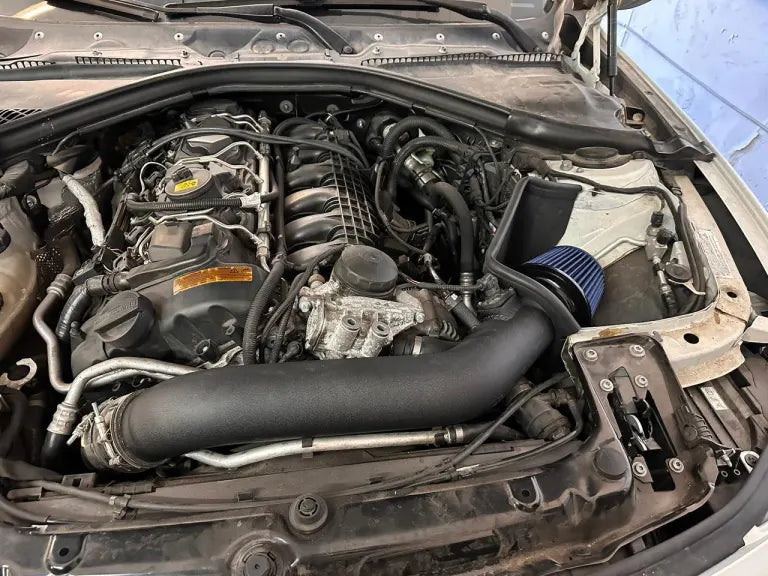 MAD BMW F3x N55 M135 M235 M2 335 435 High Flow Air Intake W/ Heat Shield MAD-5057