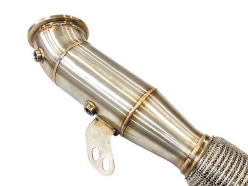 MAD B58 4.5″ Catted Downpipe W/ Bracket BMW F, G Chassis & Supra MAD-3056