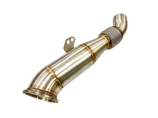 MAD B58 4.5″ Catted Downpipe W/ Bracket BMW F, G Chassis & Supra MAD-3056